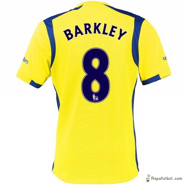 Camiseta Everton Replica Tercera Ropa Barkley 2016/17 Amarillo